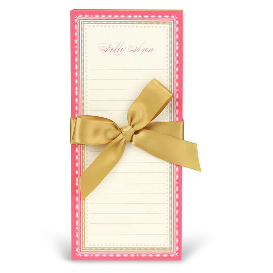 Pink and Gold List Notepad Set